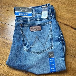 Brand new with tags Wrangler Retro slim boot jeans.